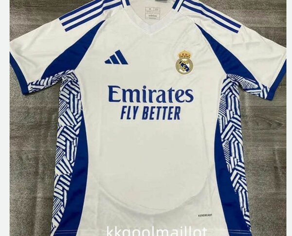 Maillot de Football Blanc et Bleu
