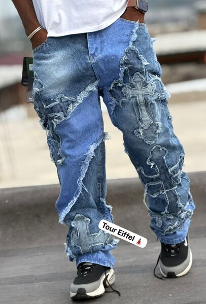 Jeans baggy décontracté