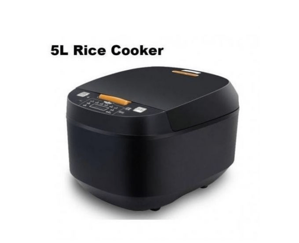 5L Super Digital Automatic Rice Cooker-Black