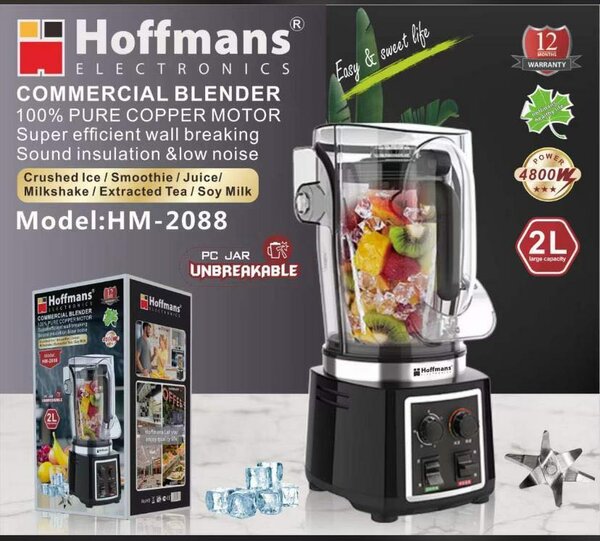 Hoffmans sound commercial Blender 2 Liters