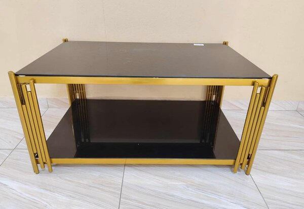 Table basse moderne dorée