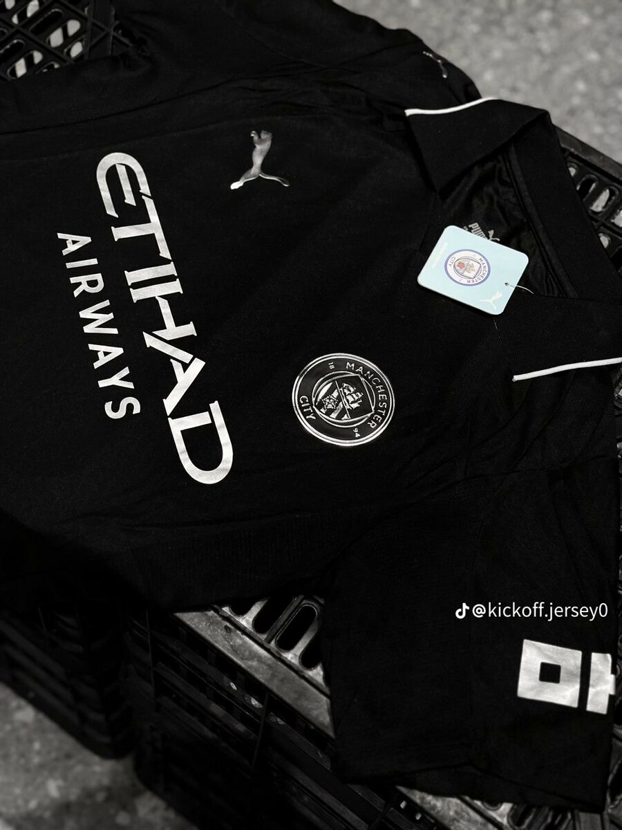 Maillot de Football Puma Noir