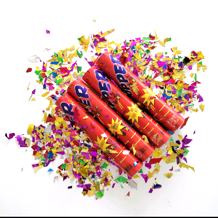 Canon à Confettis Coloré 20cm