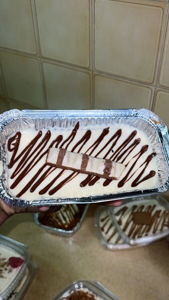 Délice crémeux aux biscuits