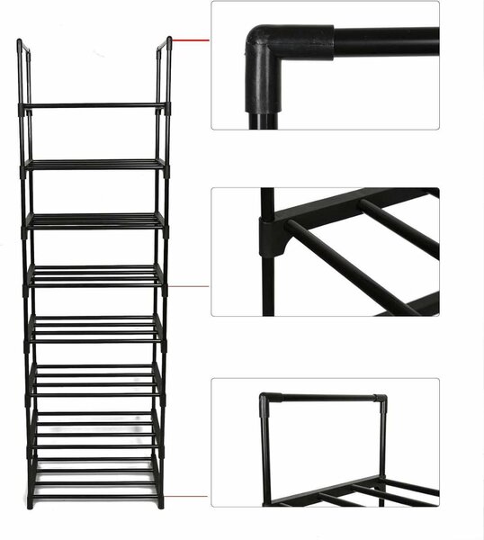 Étagère à chaussures empilable