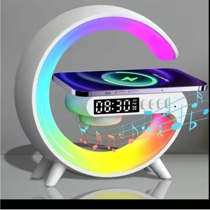 Réveil LED Bluetooth avec Chargeur Sans Fil