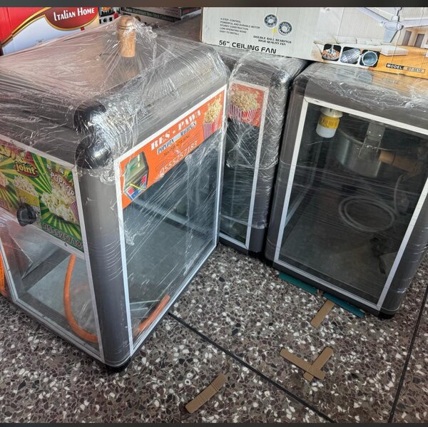 Gas popcorn machine -Local made