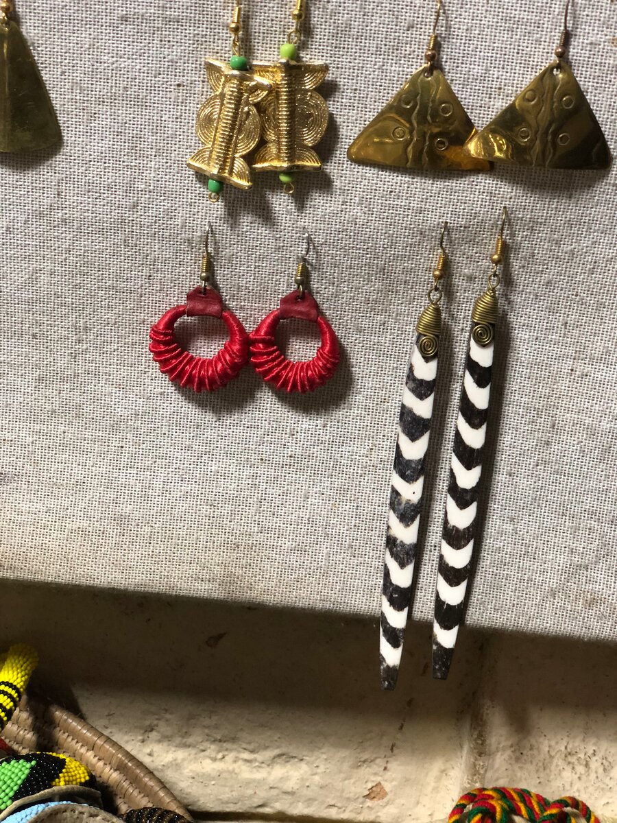 Boucles d'oreilles artisanales bohème