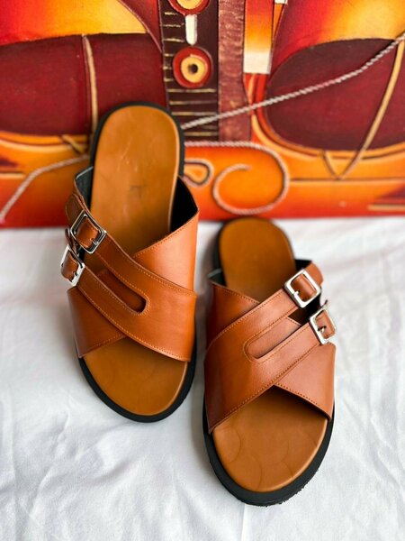 Sandales en cuir pour homme