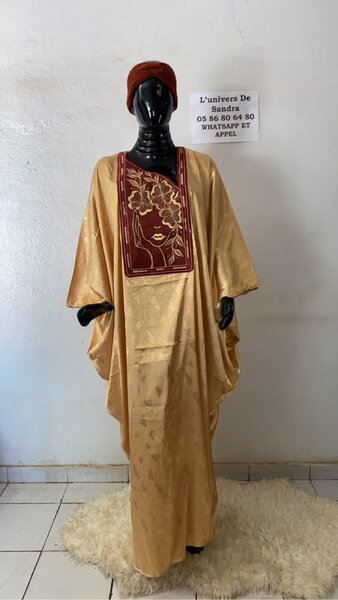 Boubous avec coiffe ou bandeau