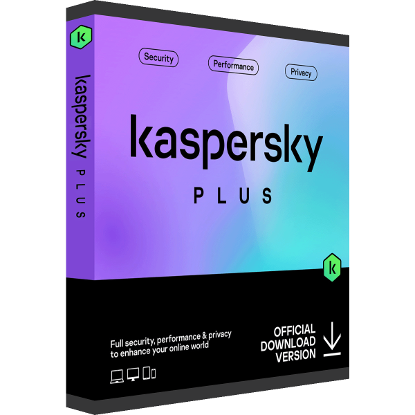 Kaspersky Plus Sécurité 1 an