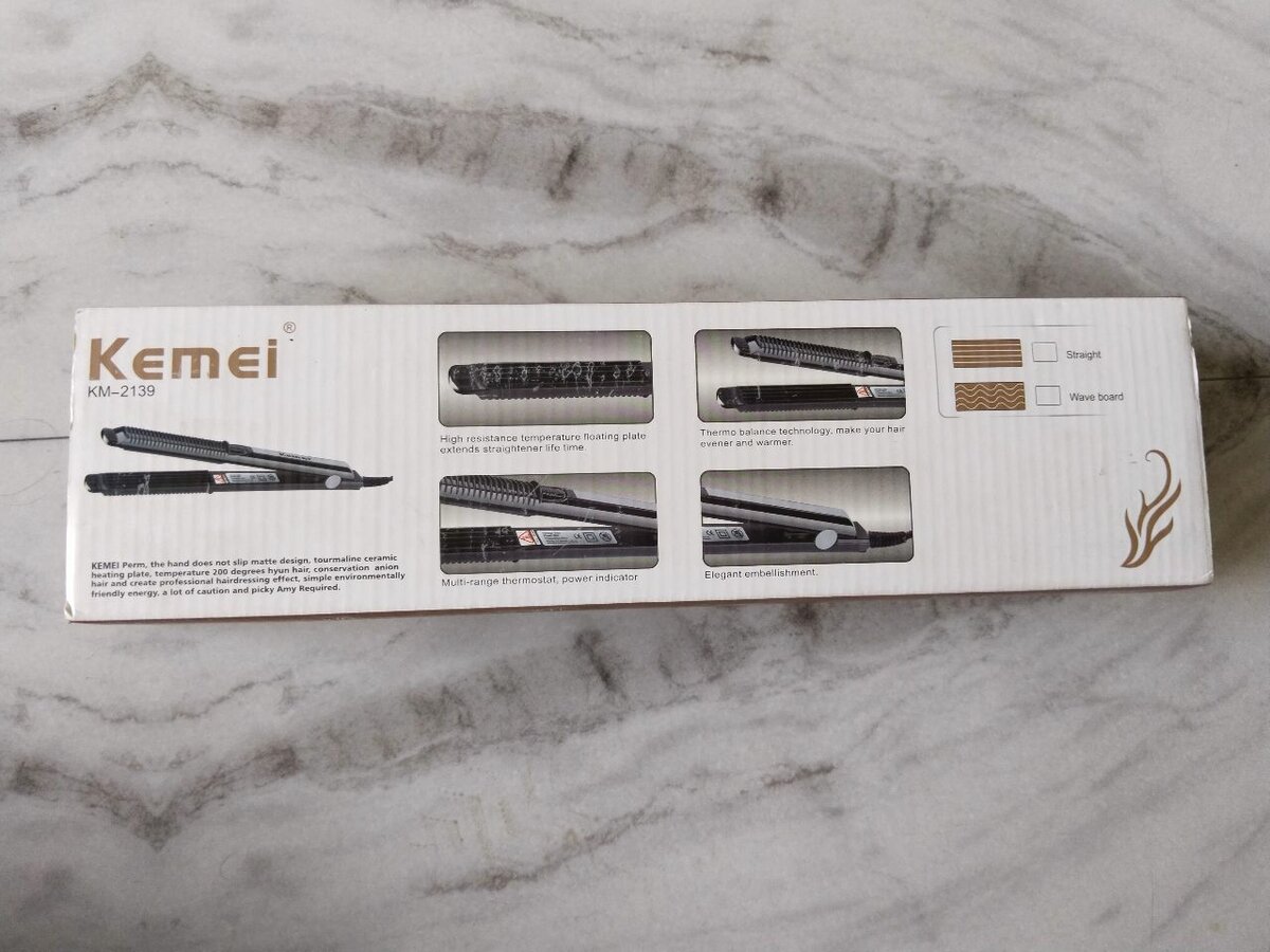 Kemei hair straightener