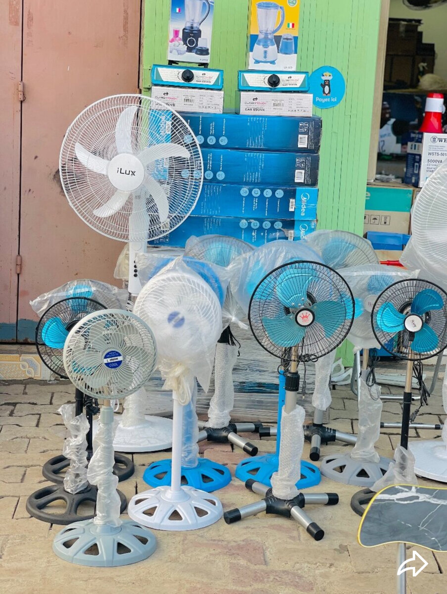 Ventilateurs sur pied puissants