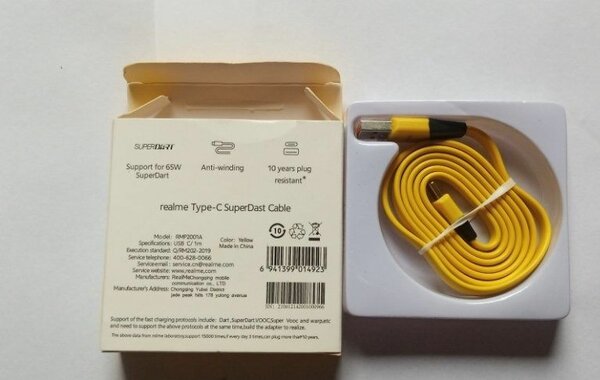 realme charging cable