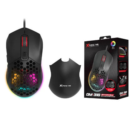 Xtrike Me Gm-316w Wired 7 Buttons Rgb Gaming Mouse