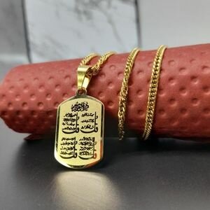 3D Fashion Chaîne Ismique En Inox Cadeau Hommes Bijoux