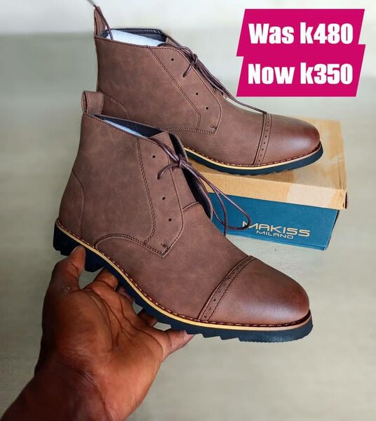 brown men's boots