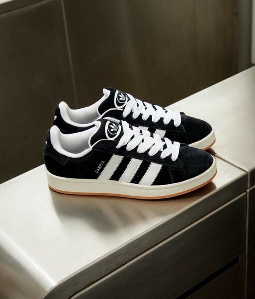 Adidas campus black and white