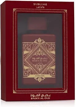Lattafa Badee Al Oud Sublime Eau de Parfum Spray for Unisex,