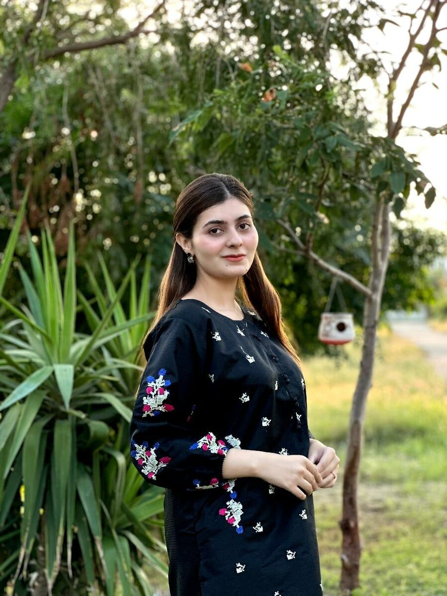 Cross-Stitch Plazzo Embroidery 2pc POCKET STYLE Embroider