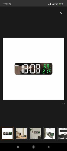 Horloge Murale LED Multifonction