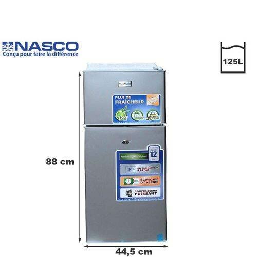 Nasco Refrigerateur  Knasf2-210 - 125 Lt (81Lt+44Lt) /