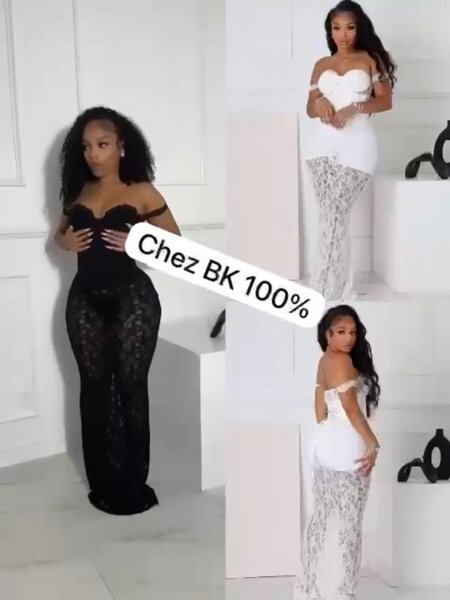 Robe Évasée en Dentelle