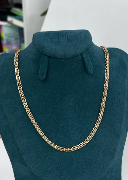 Позолоченные цепочки с пробой 585