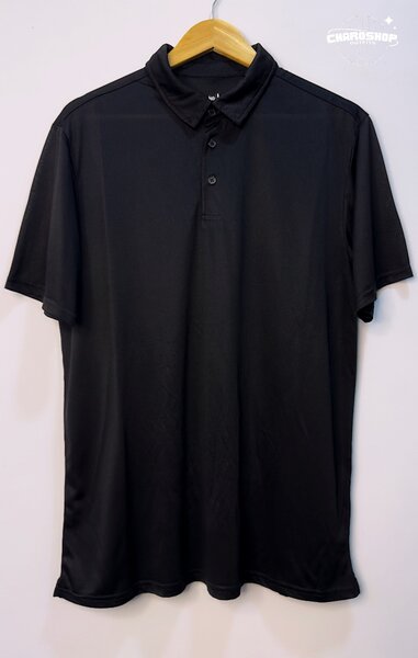 Polo homme noir classique
