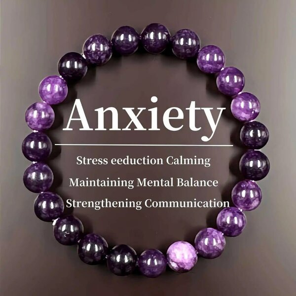Bracelet anti-anxiété en améthyste