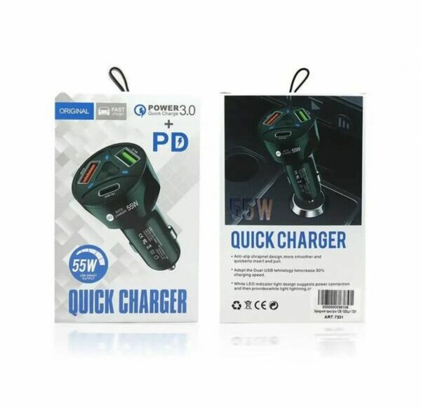 Chargeur Voiture Rapide 55W