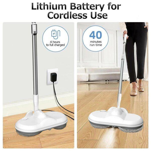Eureka  Healthy Clean Spinning Electric Cordless Spray Mop