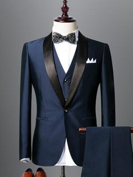 Costume Homme Élégant 3 Pièces