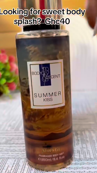 Body splashes are good for the skin