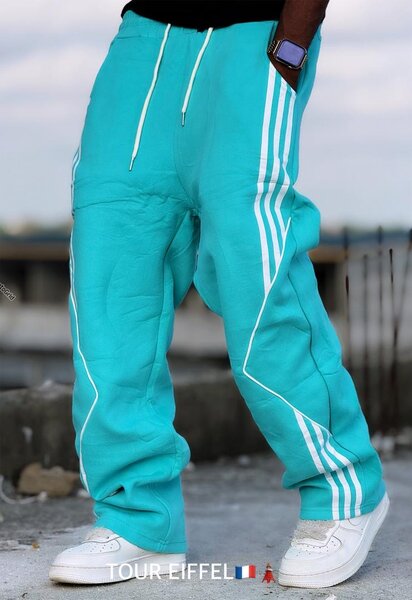Pantalon de jogging turquoise