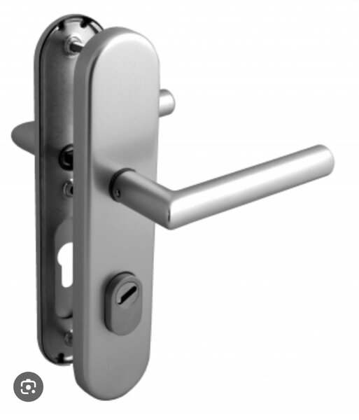 Poignée de serrure de porte en inox