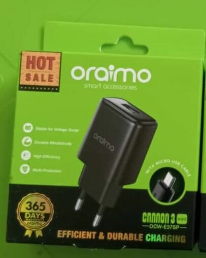 Chargeur ORAIMO E37sp original bout (micro-Usb)