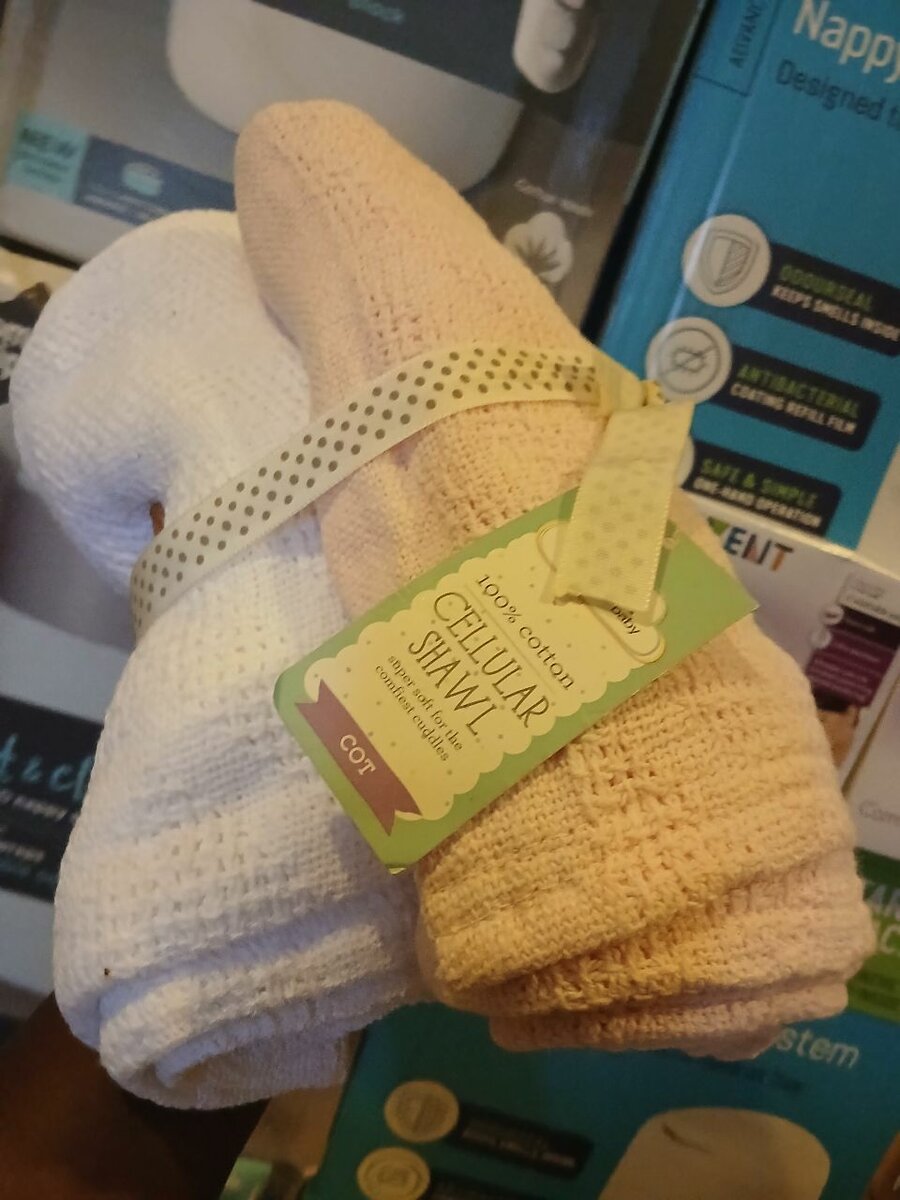 George Baby Cellular Blanket