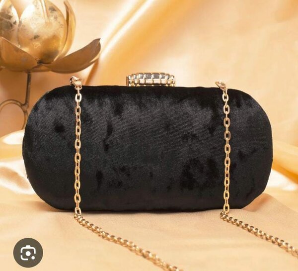Pochette velours élégante