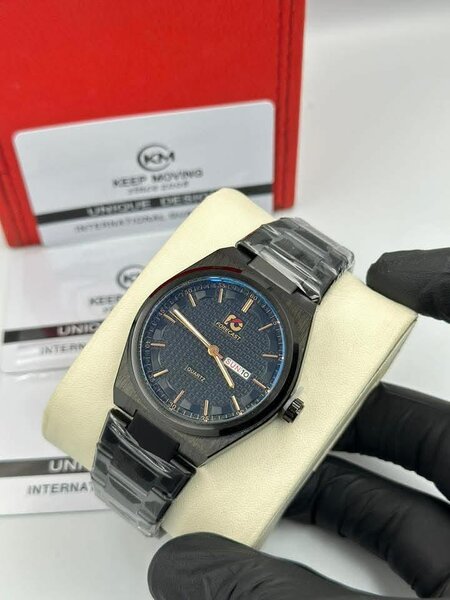 Montre Bracelet Acier Noir