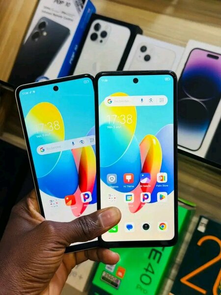 Smartphones modernes et élégants