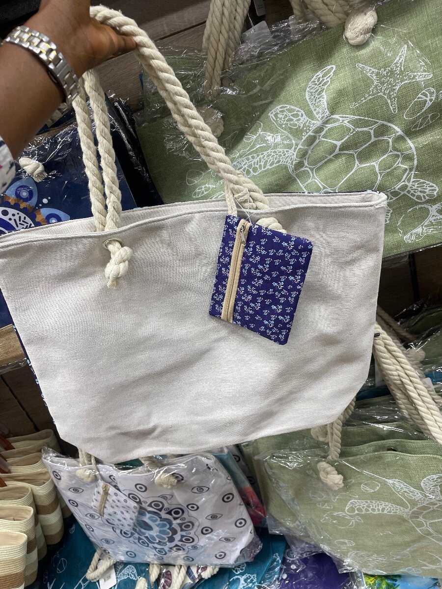 Sac de Plage en Toile Bohème