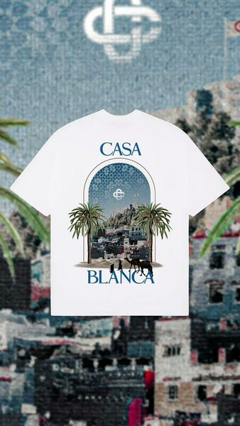 T-shirt Casablanca Blanc