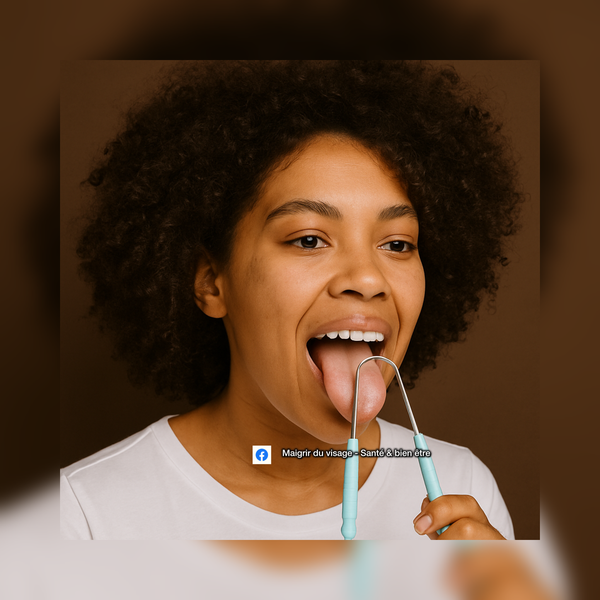 Gratte-langue en acier inoxydable