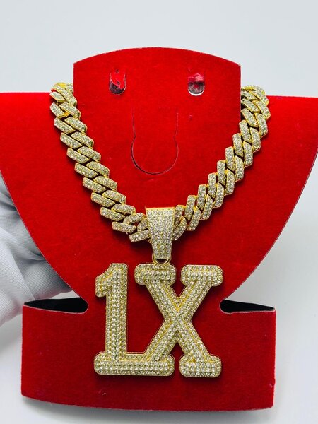 Collier Personnalisé 1X Doré