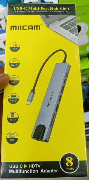 Type c to hdmi/Ethernet adapter (8in1)