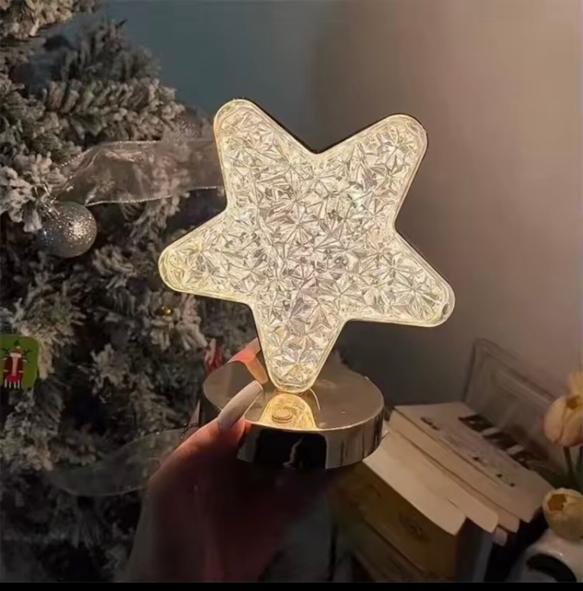 Lampe Étoile Cristal LED