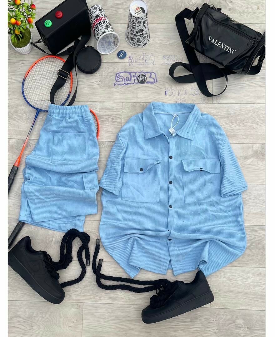 Chemisier décontracté avec short