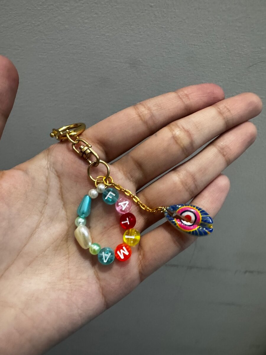 Sea Customizable Name Keychain