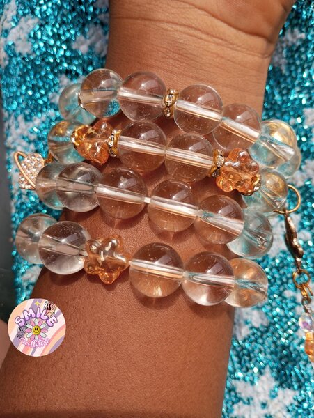 Xmas inspo stack bracelet